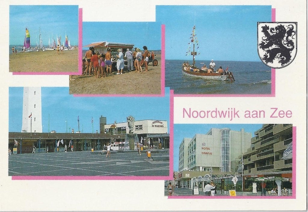 ongelopen ansichtkaart noordwijk aan zee ( 517 ), Ophalen of Verzenden, 1960 tot 1980, Ongelopen, Zuid-Holland
