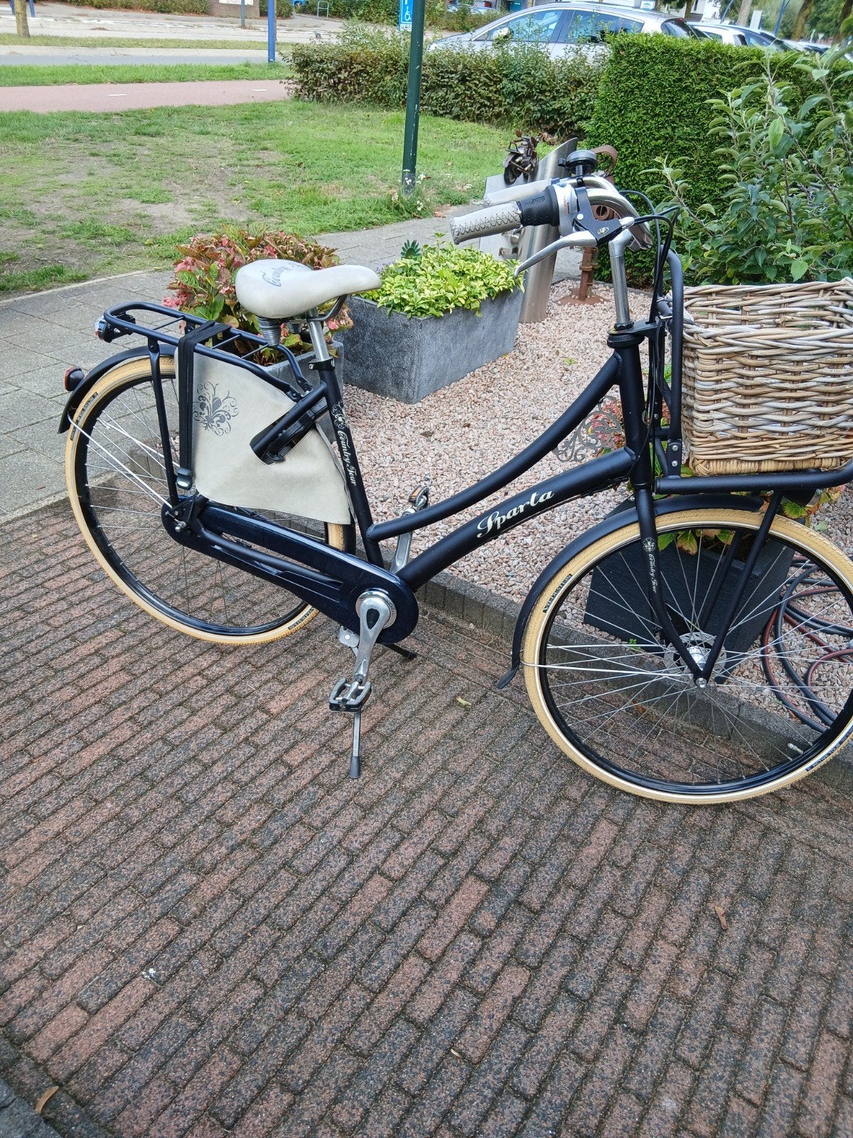 Sparta Country Tour Damesfiets met Mand - 7 Versnellingen, Fietsen en Brommers, Ophalen, Terugtraprem, Sparta, 53 tot 56 cm