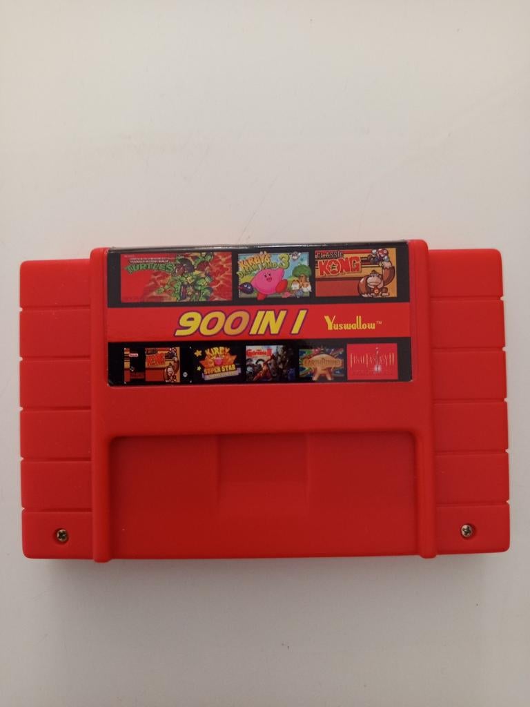 900 in 1 ntsc snes, 1 speler, Verzenden, Gebruikt, Vanaf 3 jaar