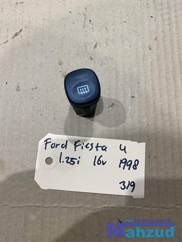 FORD FIESTA 4 Achterruitverwarming schakelaar 96FG18C621AA, Gebruikt, Info@ford.com, Ophalen of Verzenden, Ford