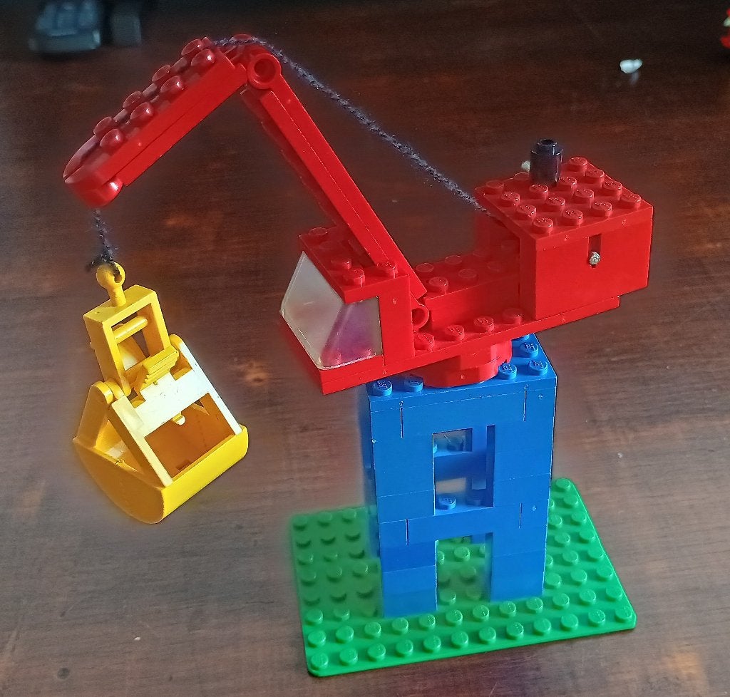 lego kraan, onderdeel van haven 364, Ophalen of Verzenden, Gebruikt, Complete set, Lego
