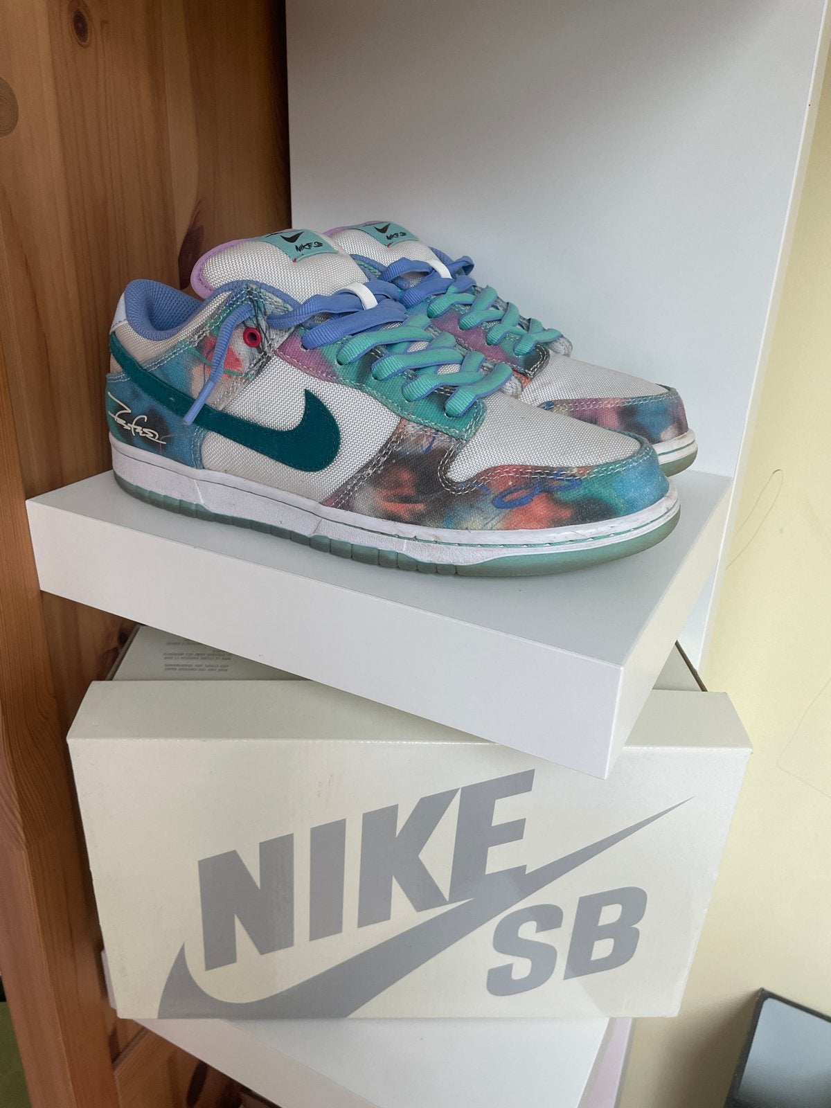 Nike SB Dunk Low Futura - Mega Zeldzaam! Maat 42, Overige kleuren, Ophalen of Verzenden, Sneakers of Gympen, Zo goed als nieuw
