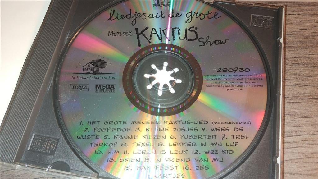 Liedjes Uit De Grote Meneer Kaktus Show, Cd's en Dvd's, Ophalen of Verzenden, Gebruikt
