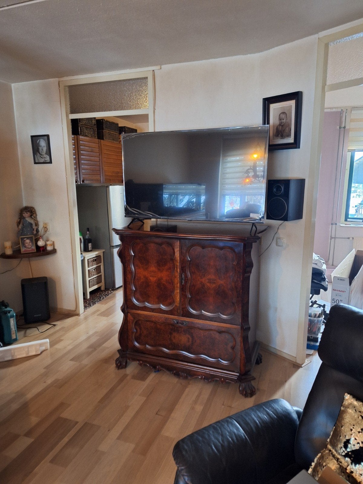 Nog leuke tv kast, Ophalen