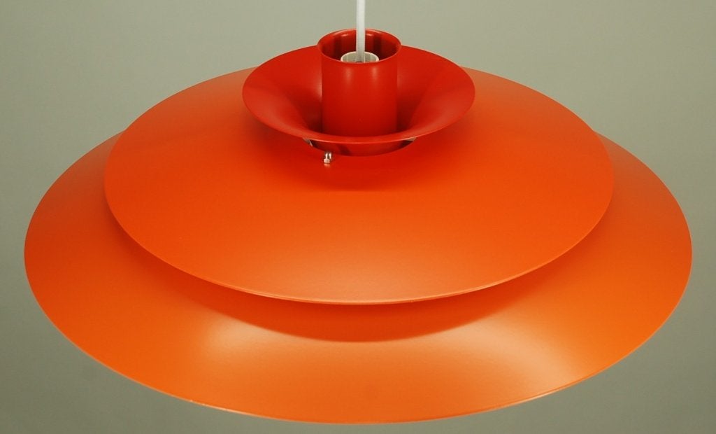 Vintage 1980's Deense hanglamp, Vintage MCM, Zo goed als nieuw, Vintage MCM, Ophalen of Verzenden
