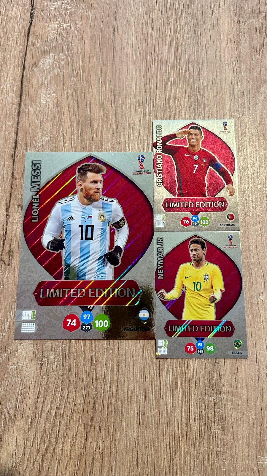 FIFA World Cup Russia 2018 Adrenalyn XL Limited Edition, Ophalen of Verzenden, Zo goed als nieuw, Meerdere plaatjes