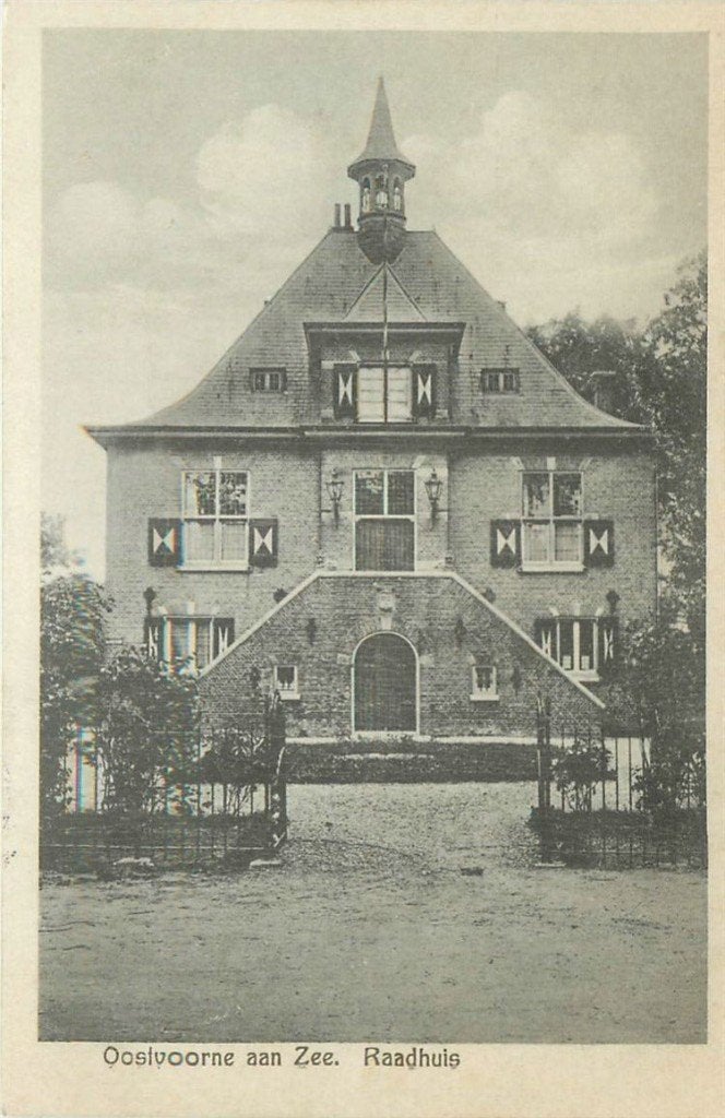 701-226-001 Oostvoorne Raadhuis, Ophalen of Verzenden, Voor 1920, Zuid-Holland