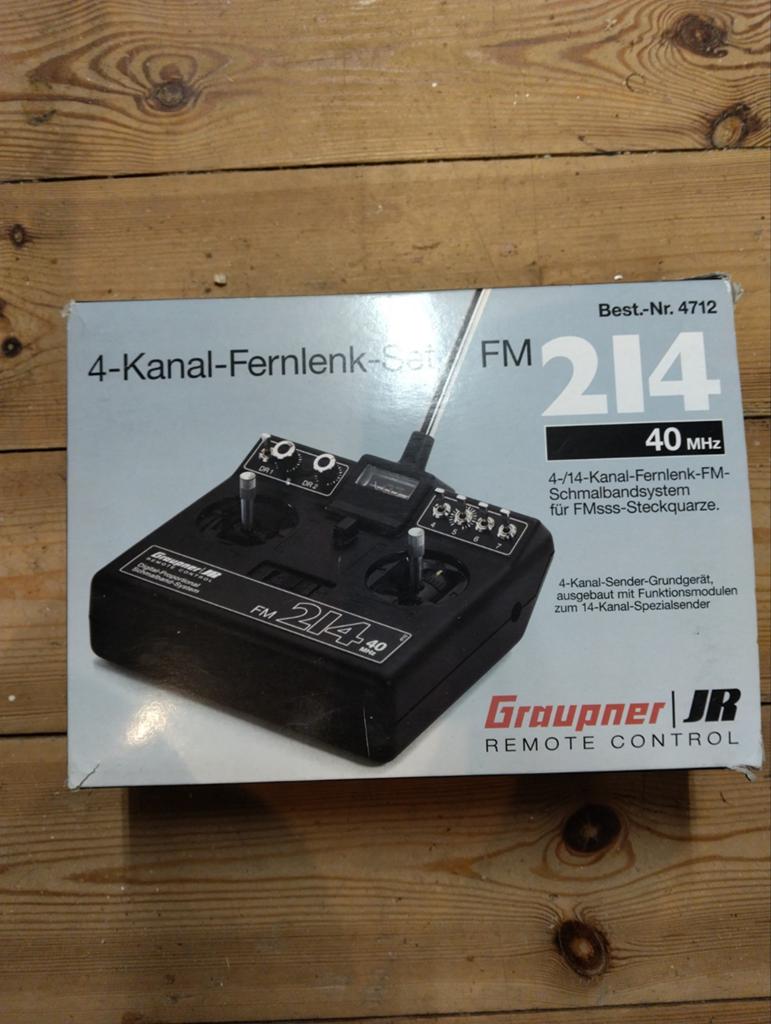 Nieuwe Graupner 7 kanaals zenderset, Ophalen of Verzenden, Nieuw