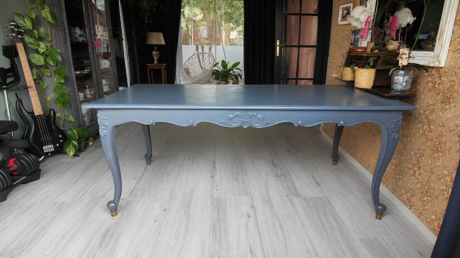Eettafel (queen ann stijl), Ophalen, Gebruikt, Klassiek, 200 cm of meer
