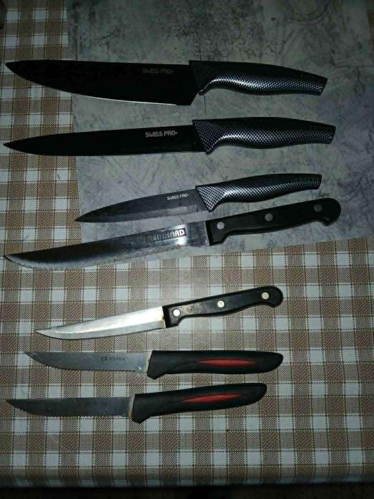 keukenmessen, Ophalen of Verzenden, Gebruikt, Rvs of Chroom, Los bestek
