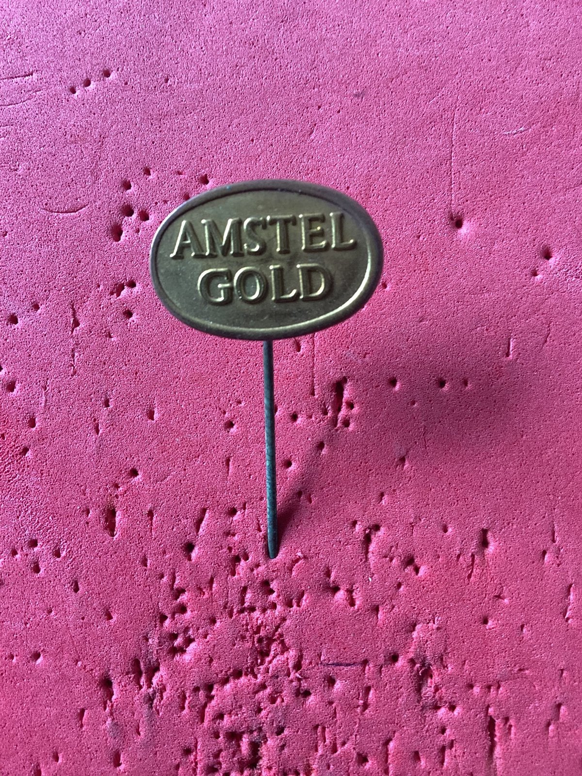 Speldje Amstel Gold, Verzamelen, Ophalen of Verzenden, Zo goed als nieuw, Sport, Speldje of Pin