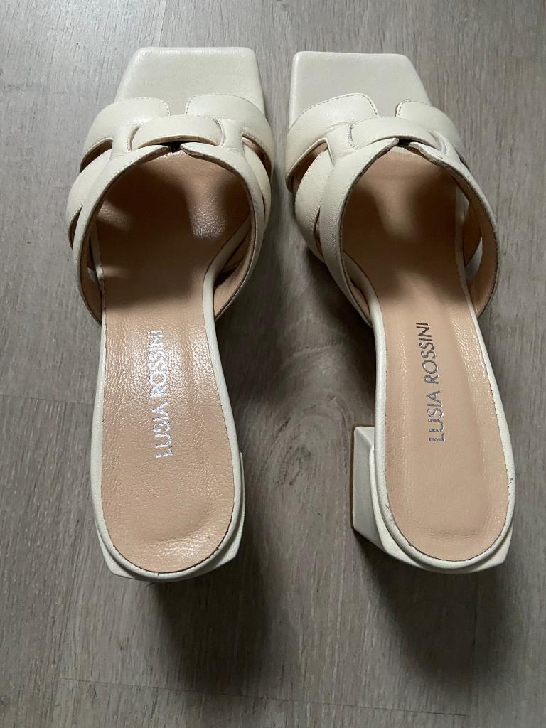 Luisa Rossini sandaal off white, Verzenden, Wit, Nieuw, Sandalen of Muiltjes