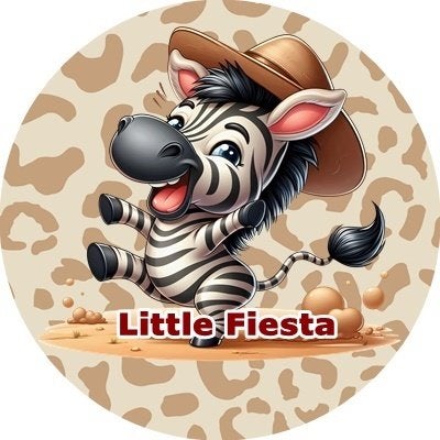 lf1061 icing luxe zebra safari 19cm eetbare taart print, Ophalen of Verzenden, Nieuw, Taarten, Versiering
