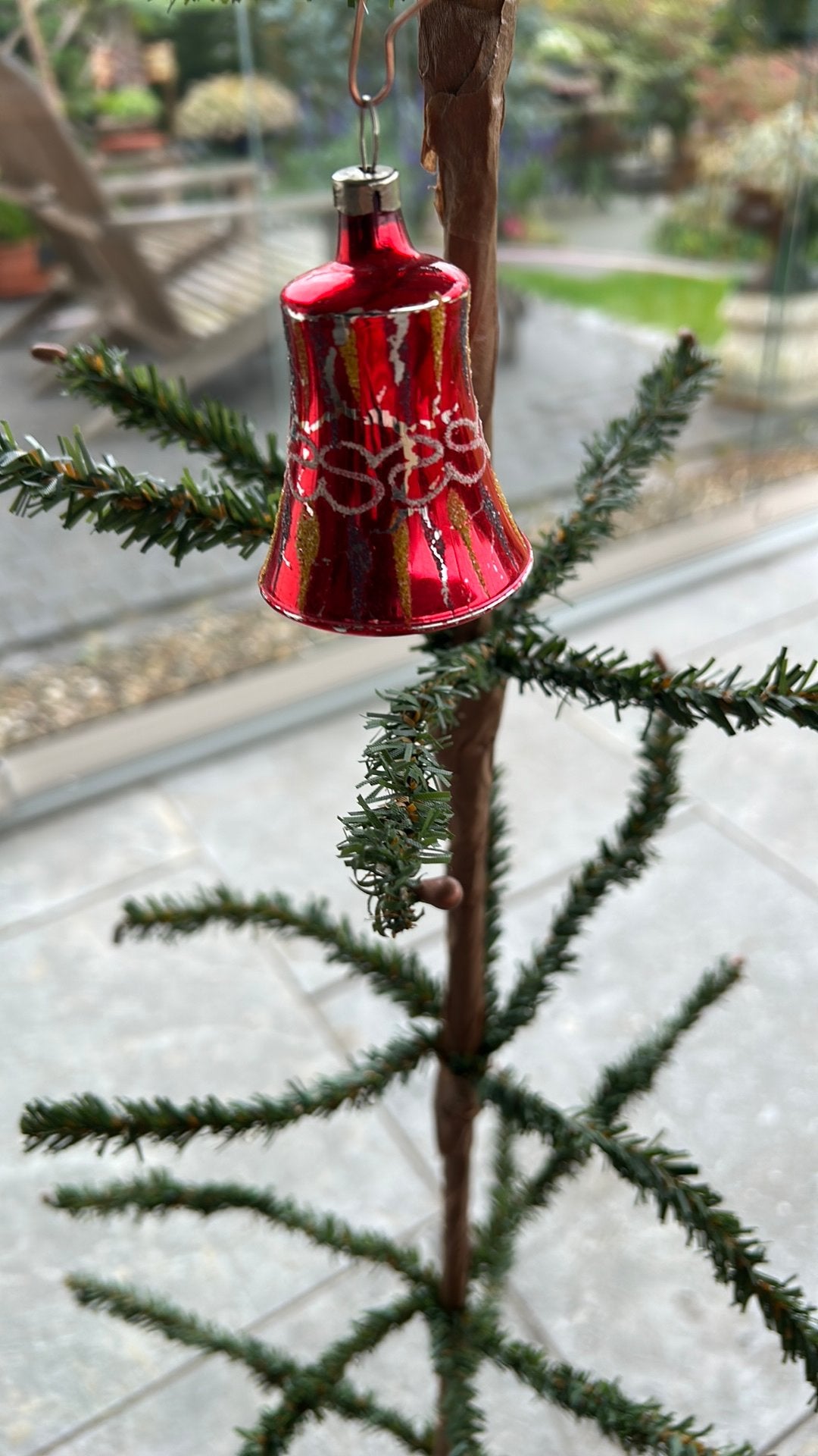 Oude kerstbal, Ophalen of Verzenden, Zo goed als nieuw