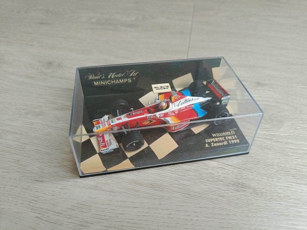 Minichamps Williams Supertec FW21 – A. Zanardi 1999, Ophalen of Verzenden, Zo goed als nieuw, Auto, MiniChamps