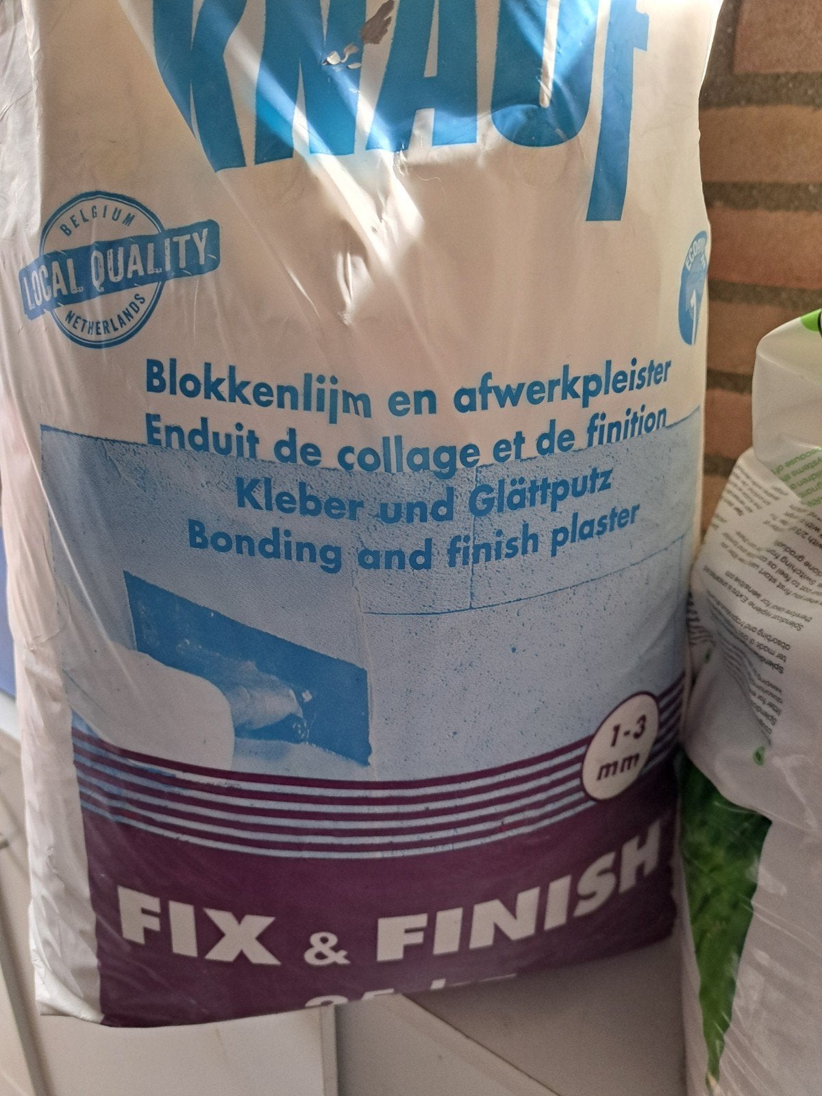 Nieuwe zak knauf fix&finish, Overige materialen, Nieuw, Minder dan 5 m², Ophalen