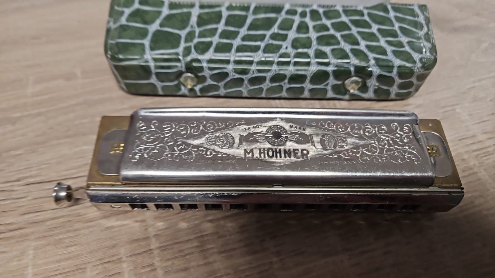 M. Hohner Chromonica mondharmonica met koffer, Gebruikt, W, Overige typen, Chromatisch