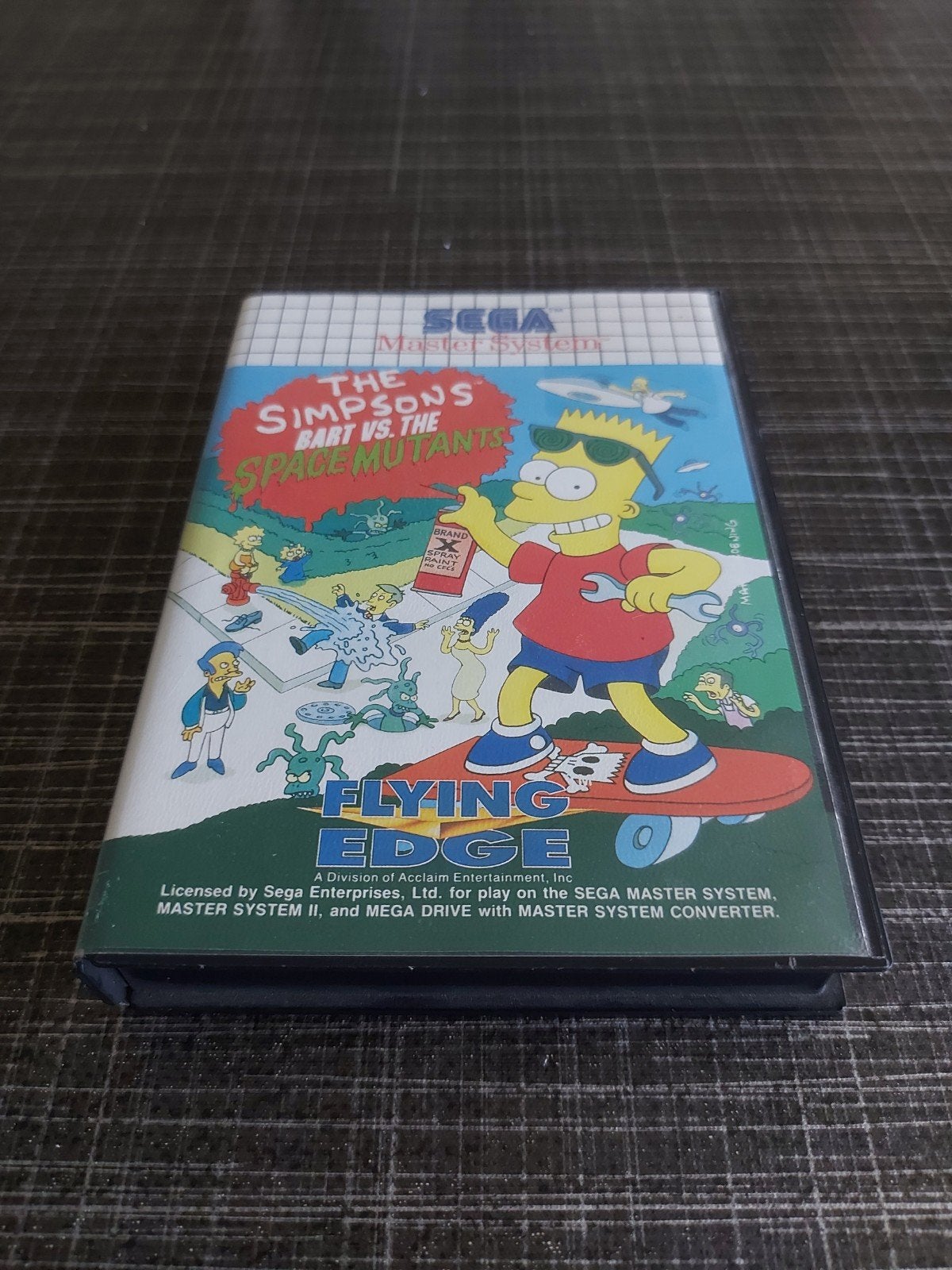 The Simpsons Bart vs. The Space Mutants - Sega Master System, Spelcomputers en Games, Games | Sega, Gebruikt, 1 speler, Ophalen of Verzenden