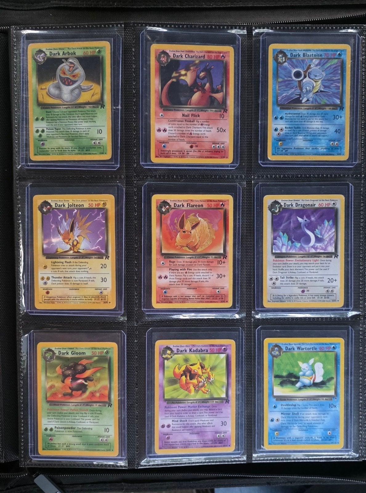 Team Rocket's Pokémon kaarten collectie, Ophalen of Verzenden, Zo goed als nieuw, Meerdere kaarten