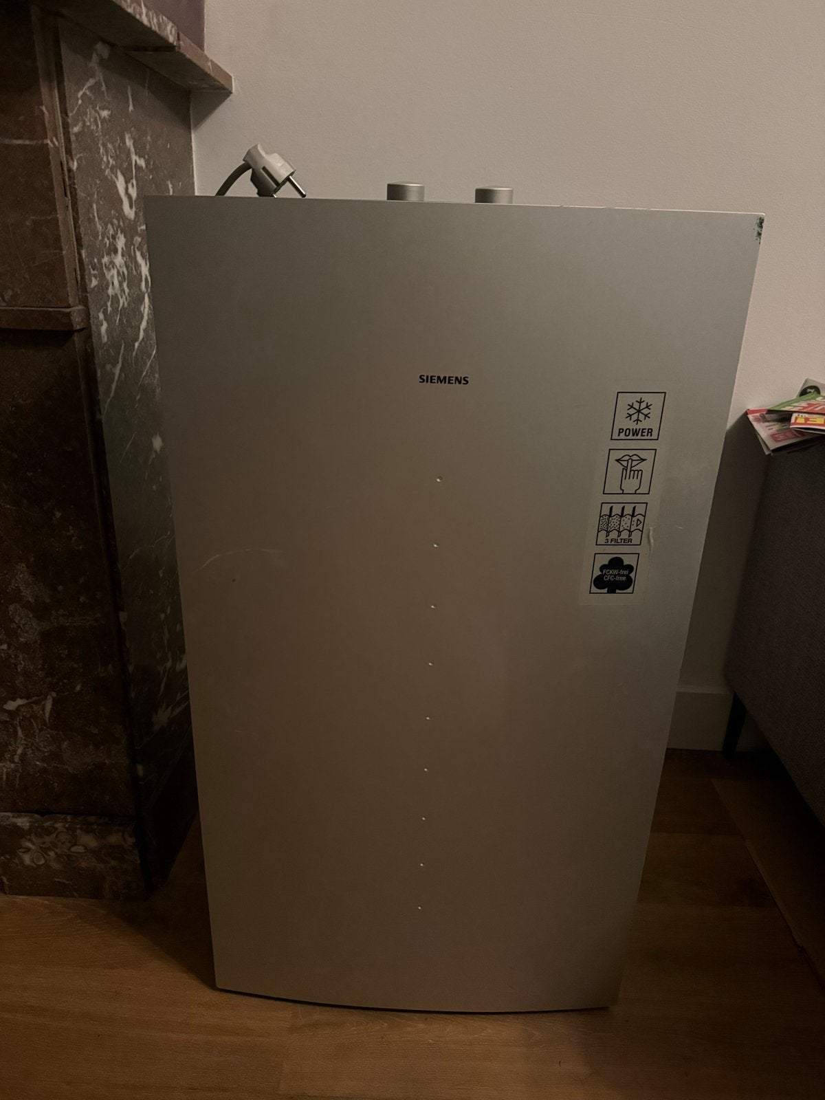 Siemens Mobiele Airco - Koelen en Ontvochtigen, Witgoed en Apparatuur, Ophalen, Gebruikt, Minder dan 60 m³, 3 snelheden of meer