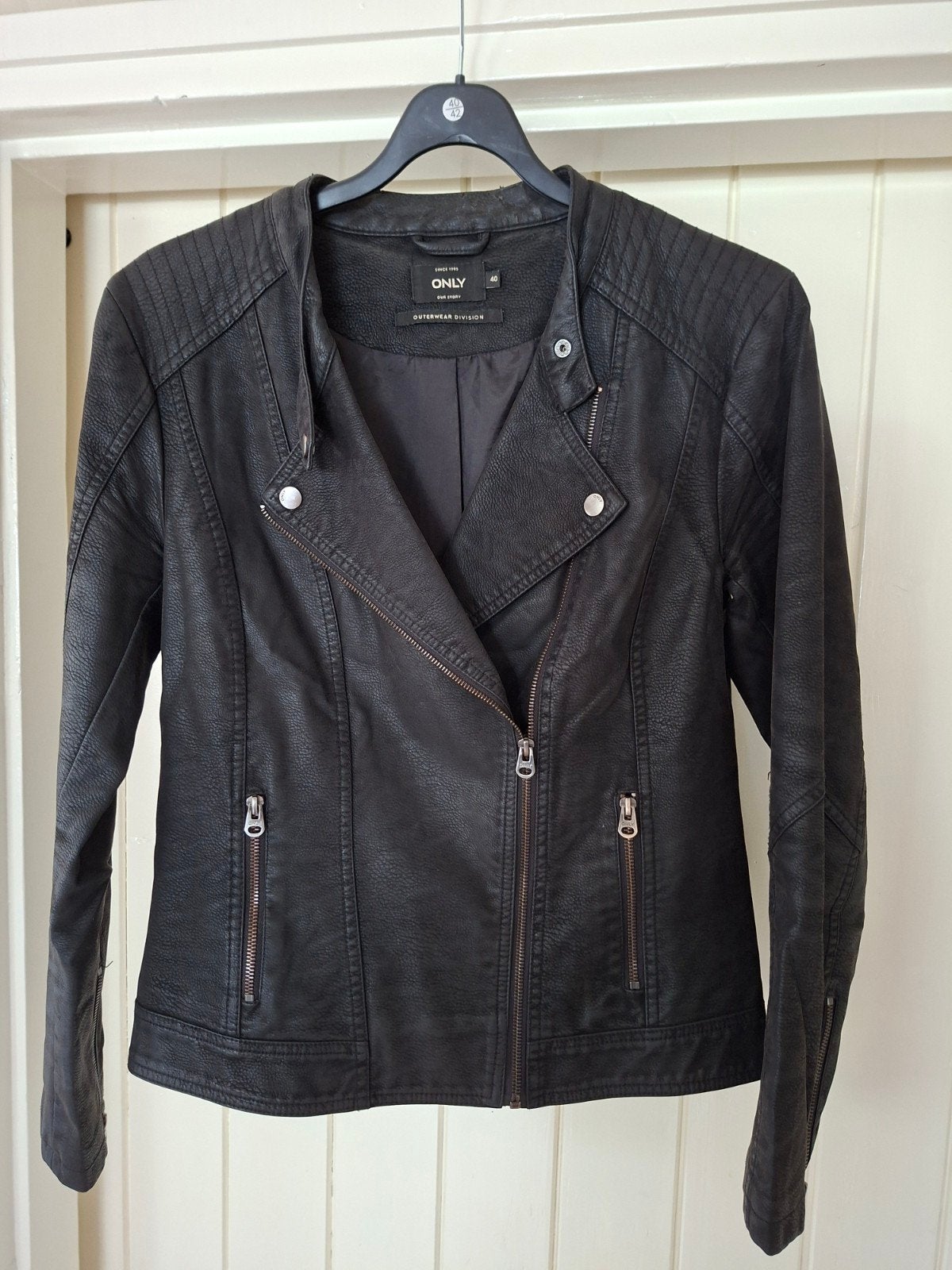 Zwart Only bikerjack maat 40, Kleding | Dames, Maat 38/40 (M), Only, Zwart, Ophalen of Verzenden