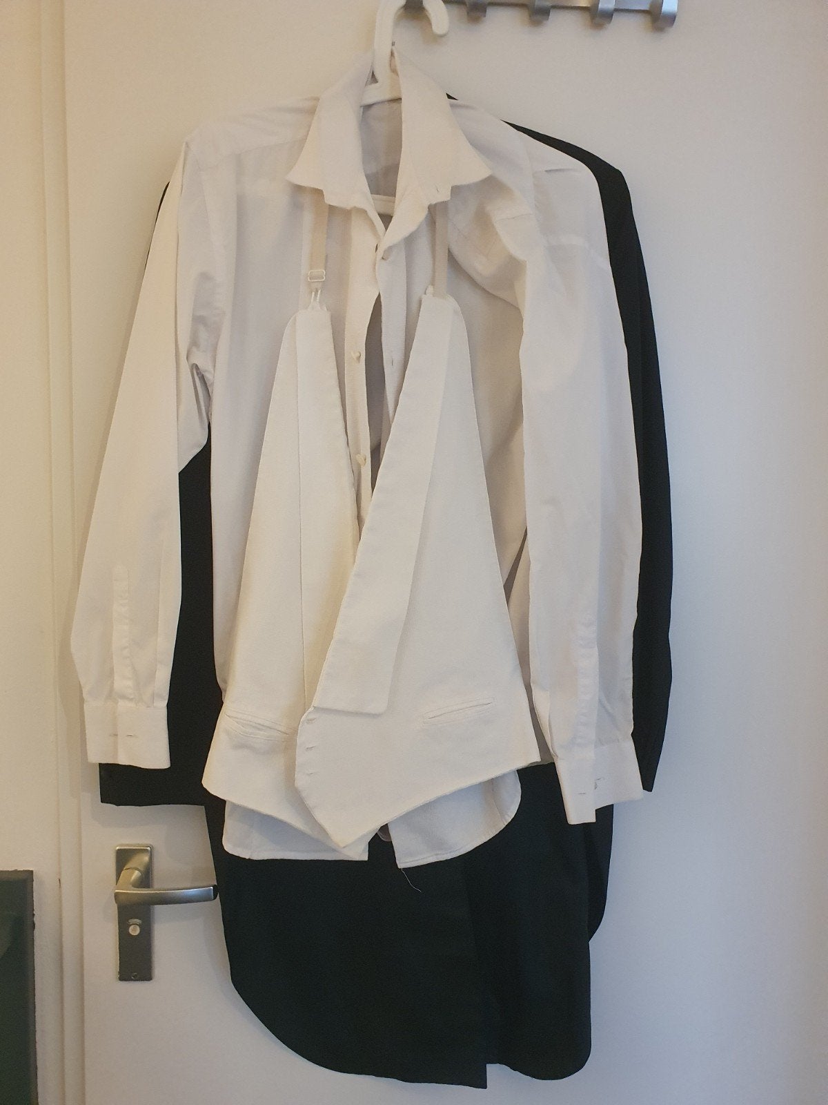 Rokkostuum maat L-broek maat 50, Ophalen, Gedragen, Maat 48/50 (M), Zwart