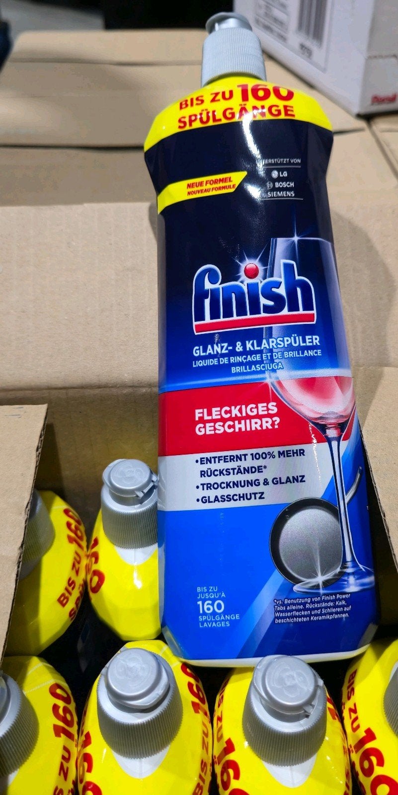 finish spoelglans 160 wasbeurten per fles, Ophalen of Verzenden, Schoonmaakmiddel