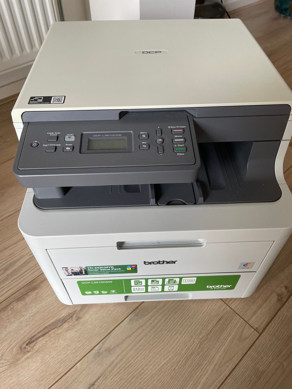 Te koop: Brother DCP-L3510CDW wifi kleuren printer, scanner, Computers en Software, Ophalen, Gebruikt, All-in-one, Ingebouwde Wi-Fi