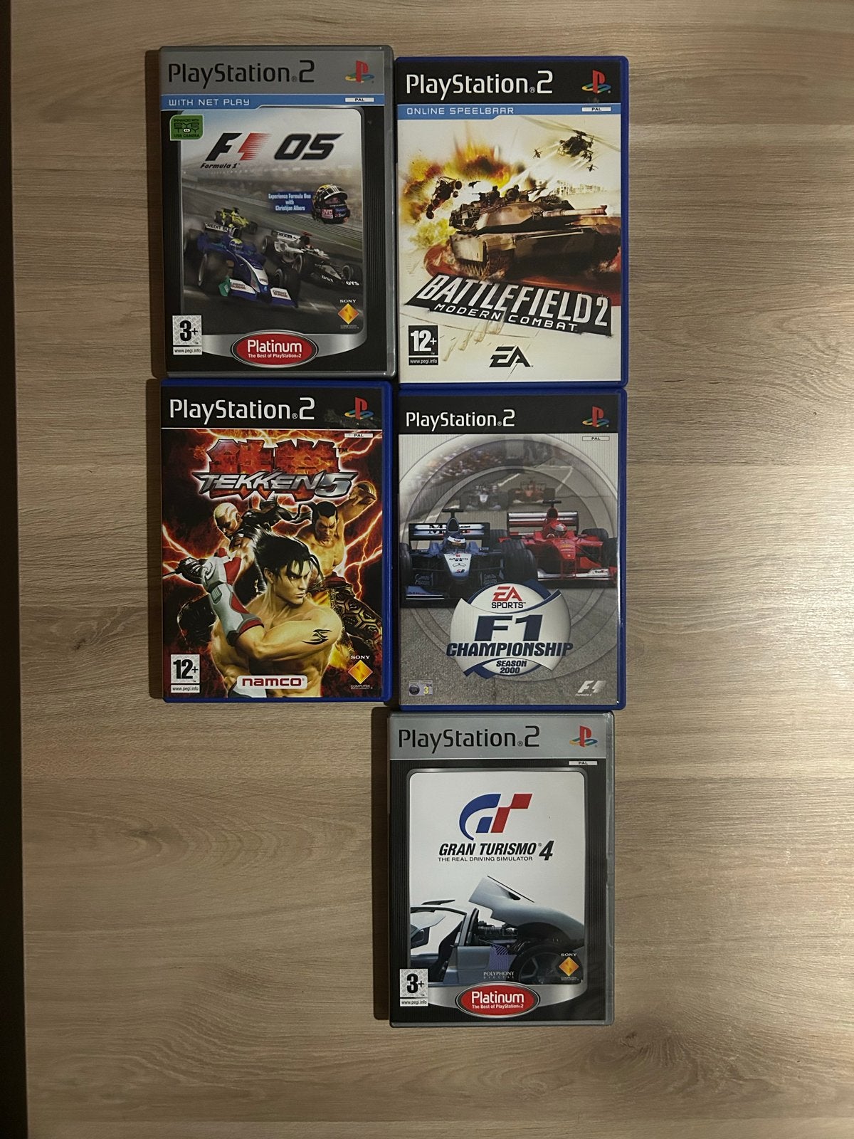 Collectie PS2 Games: F1, Battlefield, Tekken, Gran Turismo, Ophalen of Verzenden, Gebruikt, Overige genres