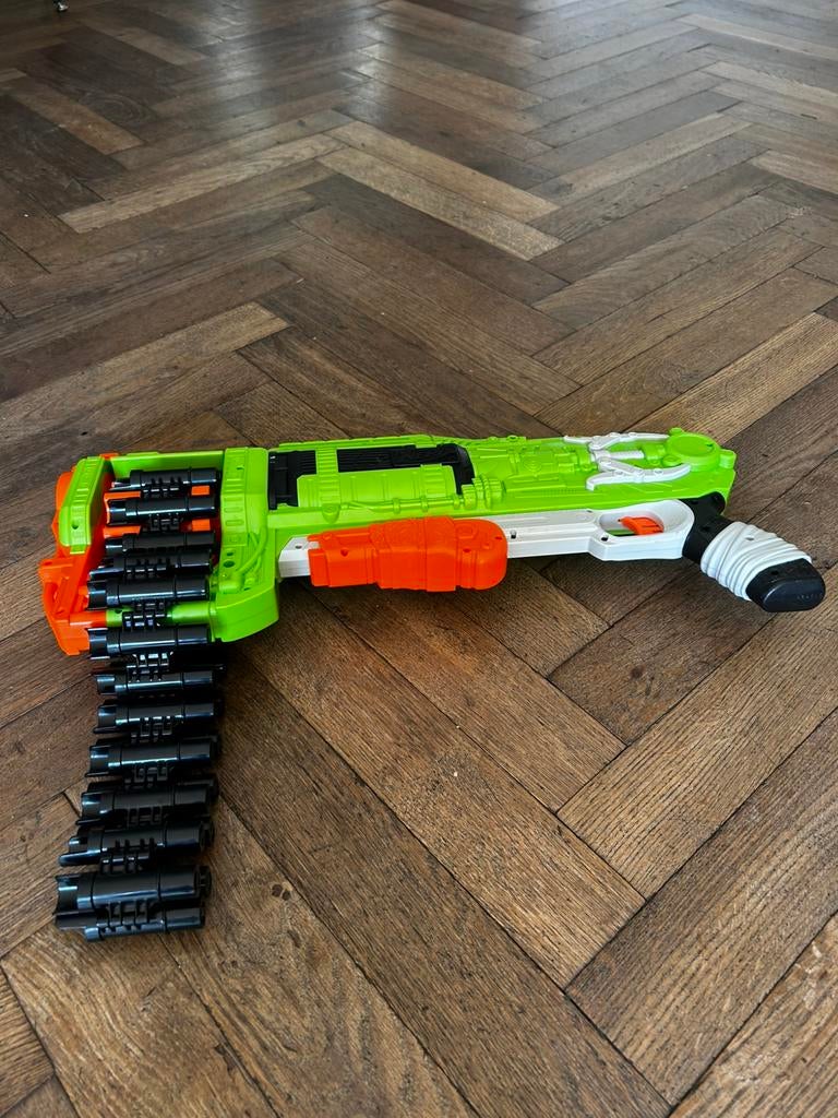 Nerf Ripchain gun, Ophalen of Verzenden, Zo goed als nieuw