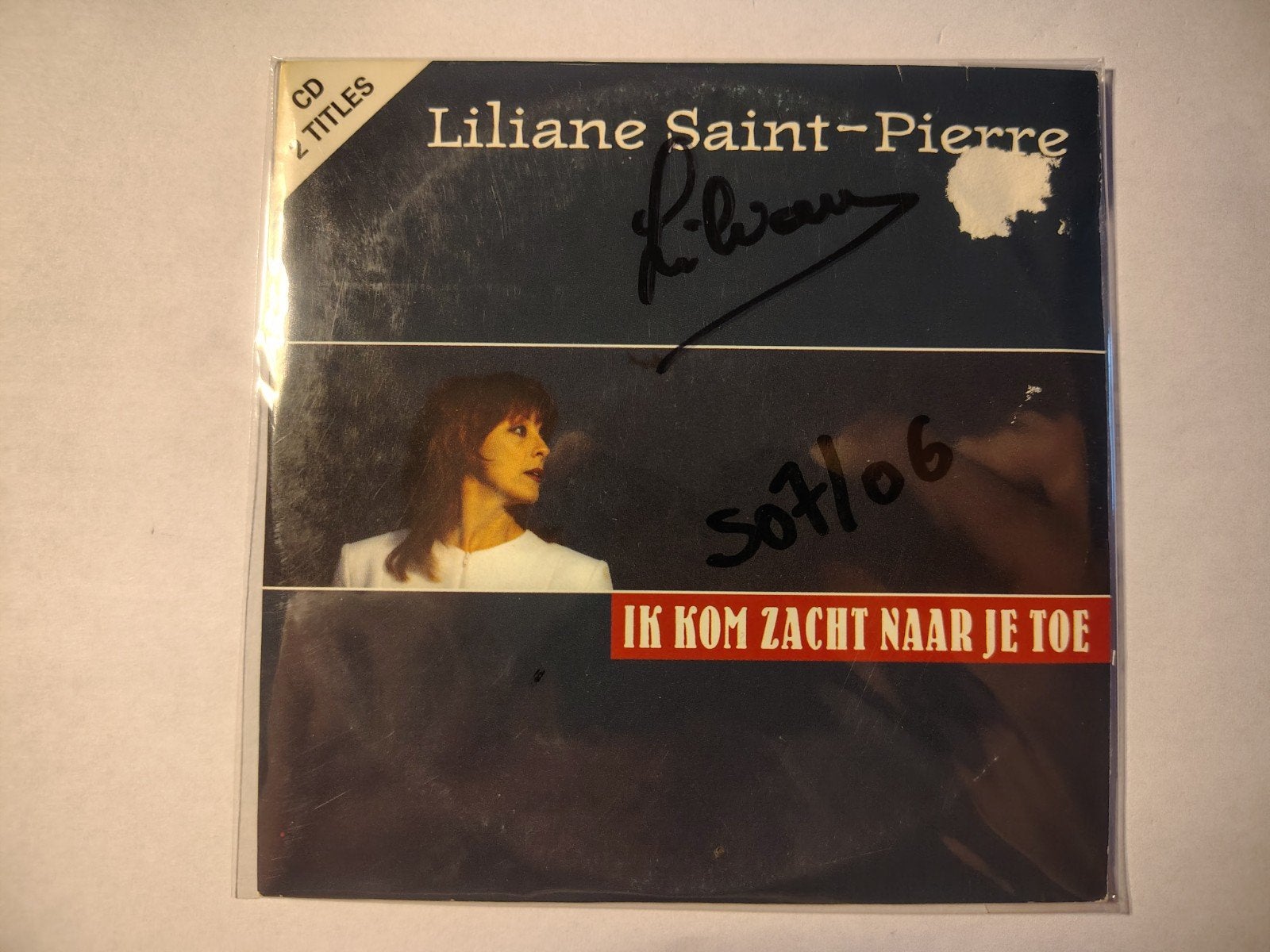 Liliane Saint-Pierre - Ik Kom Zacht Naar Je Toe GESIGNEERD, Cd's en Dvd's, Ophalen of Verzenden, Zo goed als nieuw