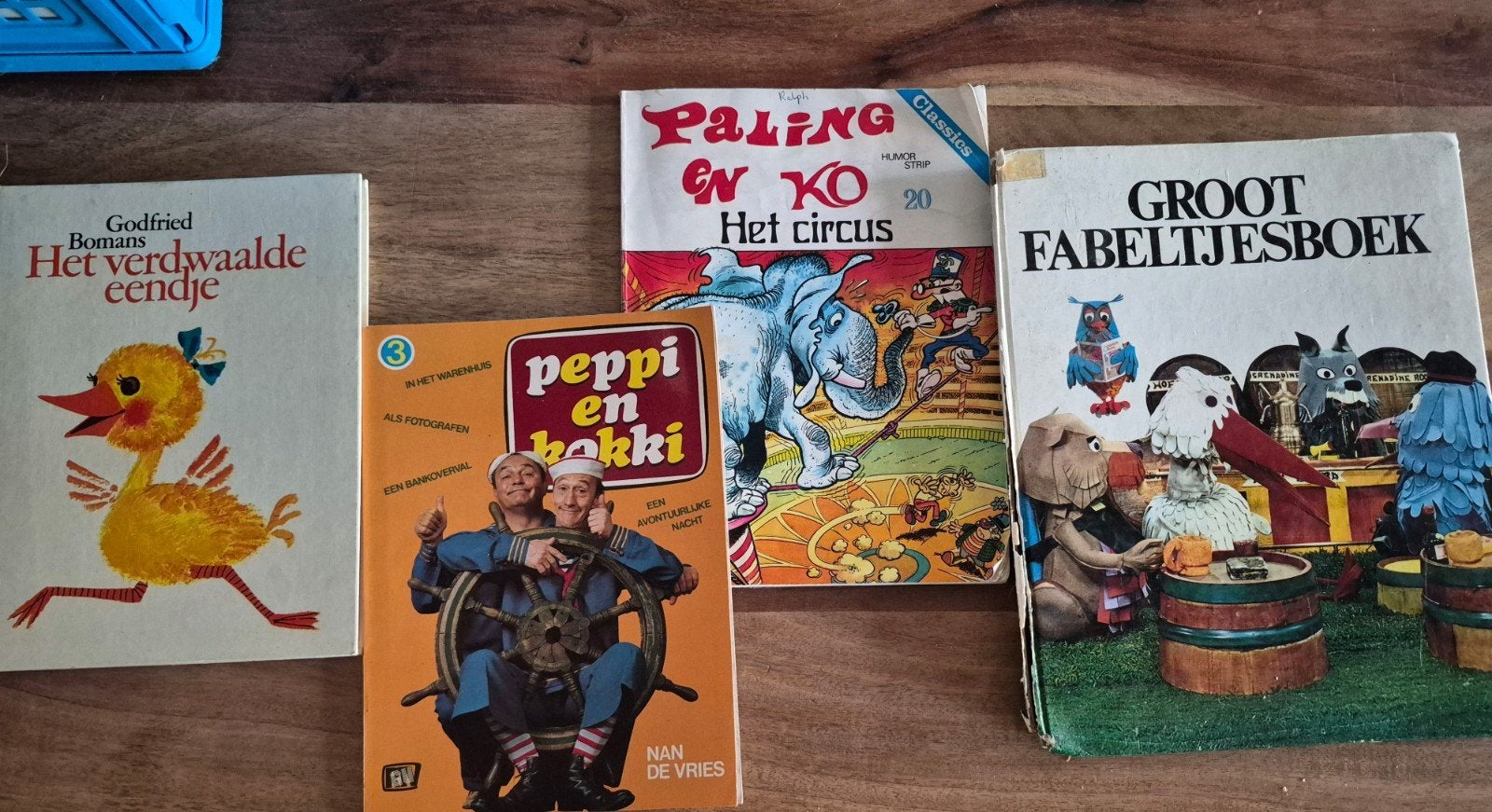 4 jaren 70 kinder/ jeugdboeken, Boeken, Ophalen of Verzenden, Gelezen, Diverse auteurs, waaronder Godfried Bomans en Nan de Vries