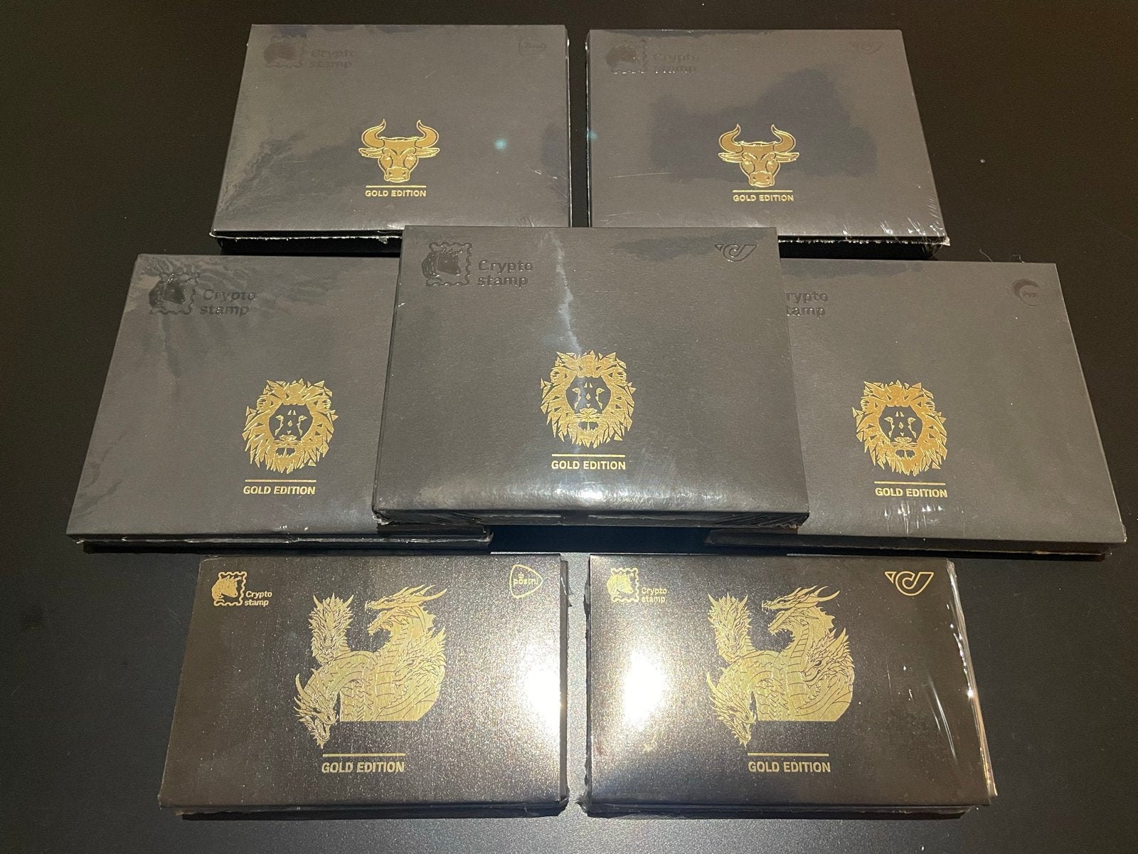 Complete Crypto Stamp GOLD collectie 2022-2024, Postzegels en Munten, Ophalen, Nederland en Buitenland