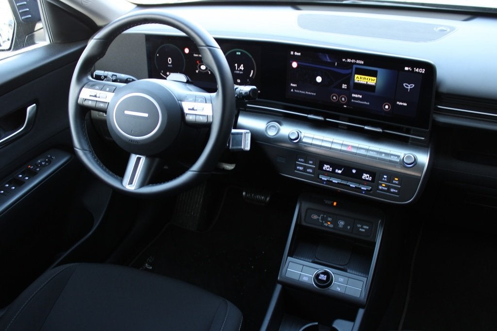 Hyundai KONA 1.6 GDI HEV Comfort Smart | Navigatie | Camera, Auto's, Hyundai, Stof, Gebruikt, Zwart, Blauw