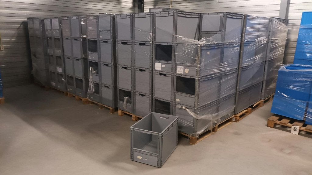 Grote nette Orderpickbakken , afmeting 60x40x42 cm, Ophalen, Gebruikt, 100 cm of meer, Bak of Kist
