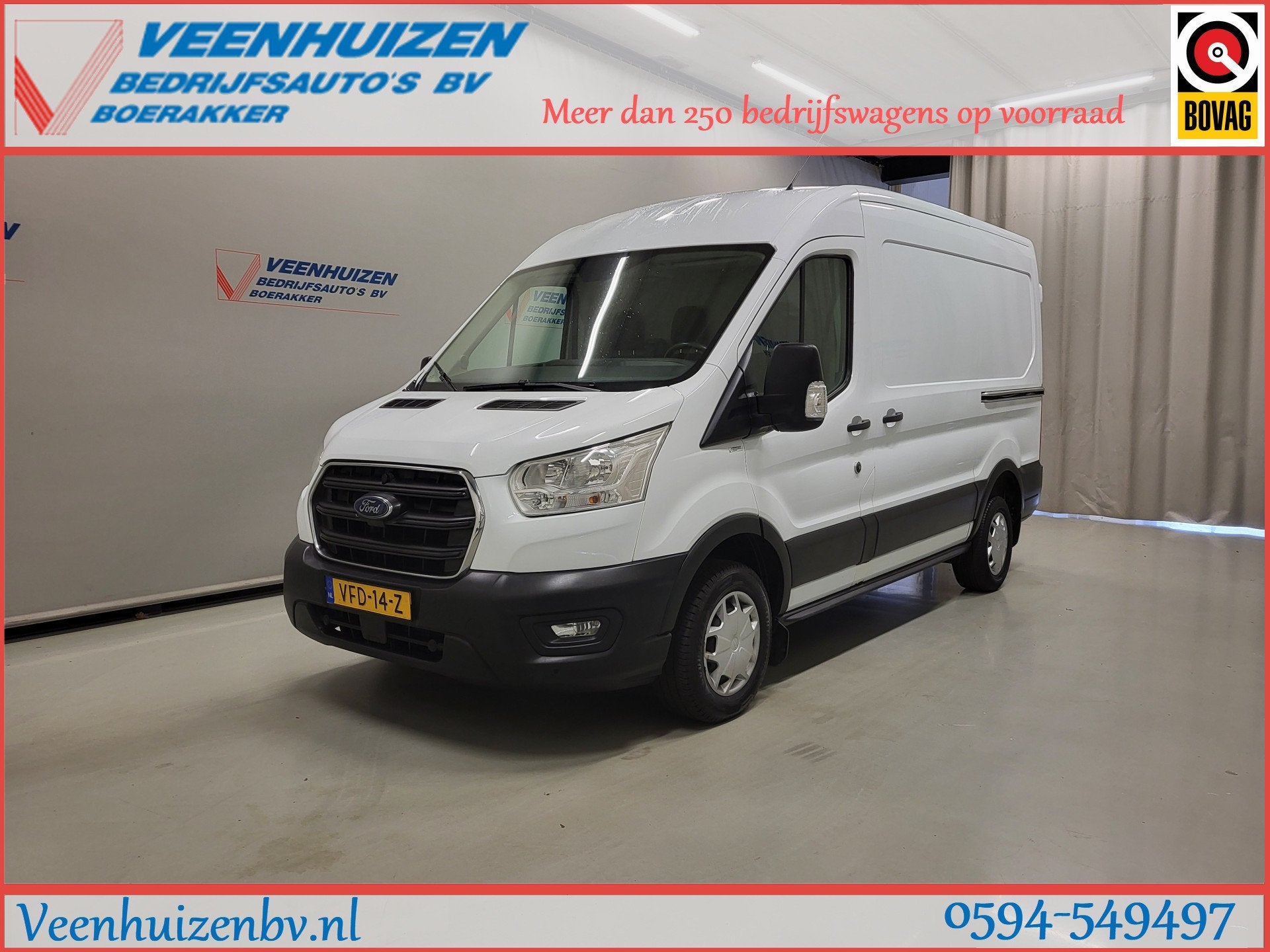 Ford Transit 2.0TDCI L2/H2 2X Schuifdeur Euro 6! (bj 2020), Auto's, Voorwielaandrijving, 15 km/l, Euro 6, 4 cilinders