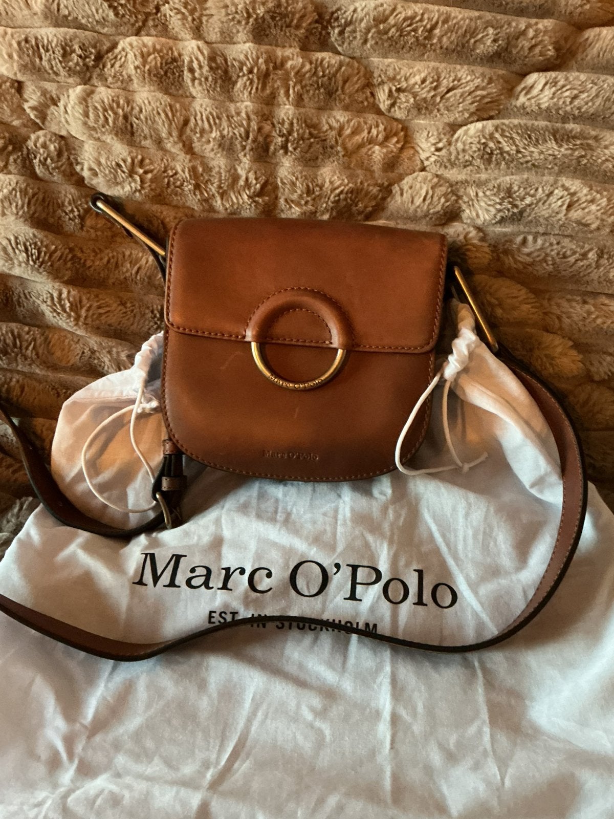 Marco polo tasje, Sieraden, Tassen en Uiterlijk, Ophalen of Verzenden, Nieuw, Bruin, Schoudertasje