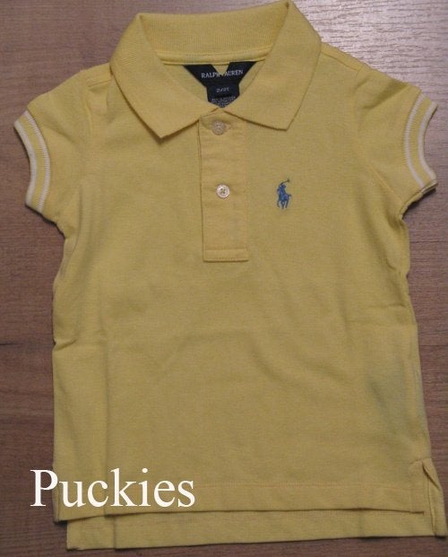 Gele Ralph Lauren polo maat 92 NIEUW (8609) a, Meisje, Nieuw, Ophalen of Verzenden, Shirt of Longsleeve