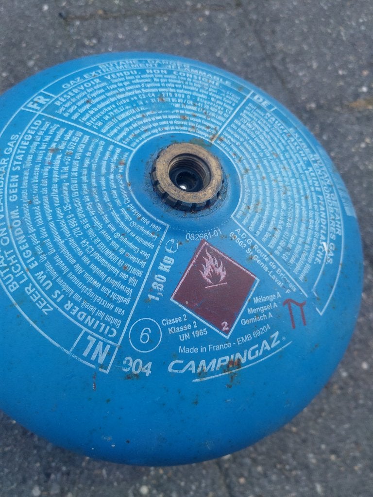 Gasfles, Caravans en Kamperen, Kampeeraccessoires, Ophalen, Gebruikt
