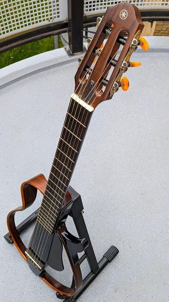 Yamaha SLG200N Silent Guitar, Ophalen of Verzenden, Gebruikt, Klassieke of Spaanse gitaar