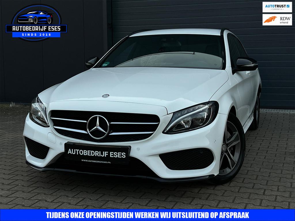 Mercedes-Benz C-klasse Estate C180 AMG |LEDER|STOELVW|MEMORY, Auto's, Mercedes-Benz, Bedrijf, Te koop, C-Klasse, ABS, Airbags