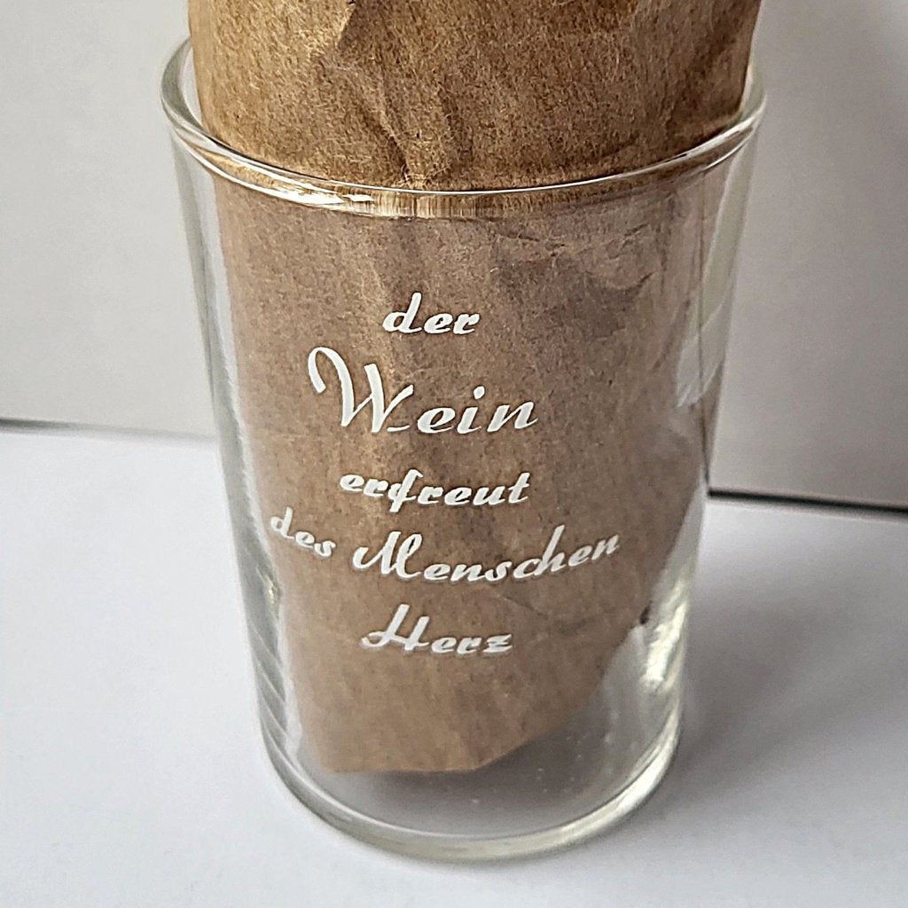 der Wein erfreut des Menschen Herz. antieke glazen. reclame, Antiek en Kunst, Ophalen of Verzenden