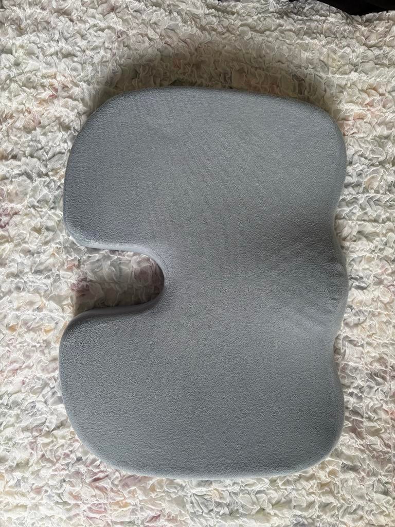 Ergonomisch Zitkussen - Comfortabel en Ondersteunend, Ophalen of Verzenden, Gebruikt, Grijs, Textiel
