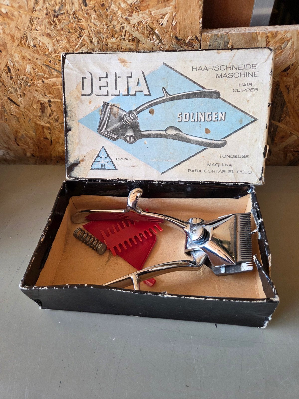 vintage Delta hand tondeuse uit Solingen, Duitsland, Ophalen, Huis en Inrichting