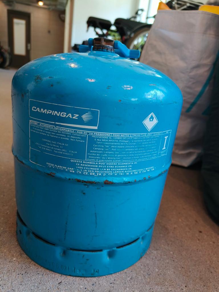 Campingaz gasfles - 2.75 kg butaan, Ophalen, Gebruikt
