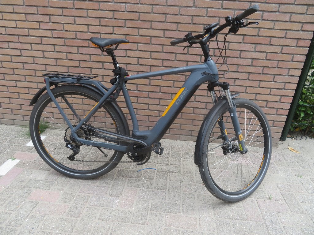 Cube Kathmandu Hybrid Pro 625W  grey/orange 58 cm Bosch, Versnellingen, Zo goed als nieuw, 57 tot 61 cm, Schijfrem
