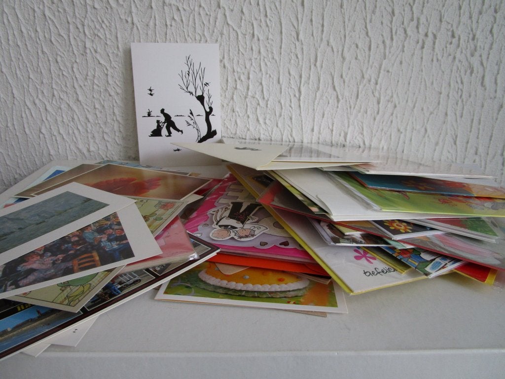 31 wenskaarten met enveloppe _ 32 kaarten zonder enveloppe, Ophalen of Verzenden, Nieuw