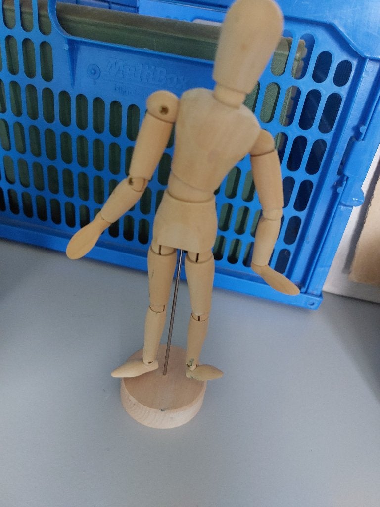 houten tekenpop, Hobby en Vrije tijd, Ophalen of Verzenden, Overige typen