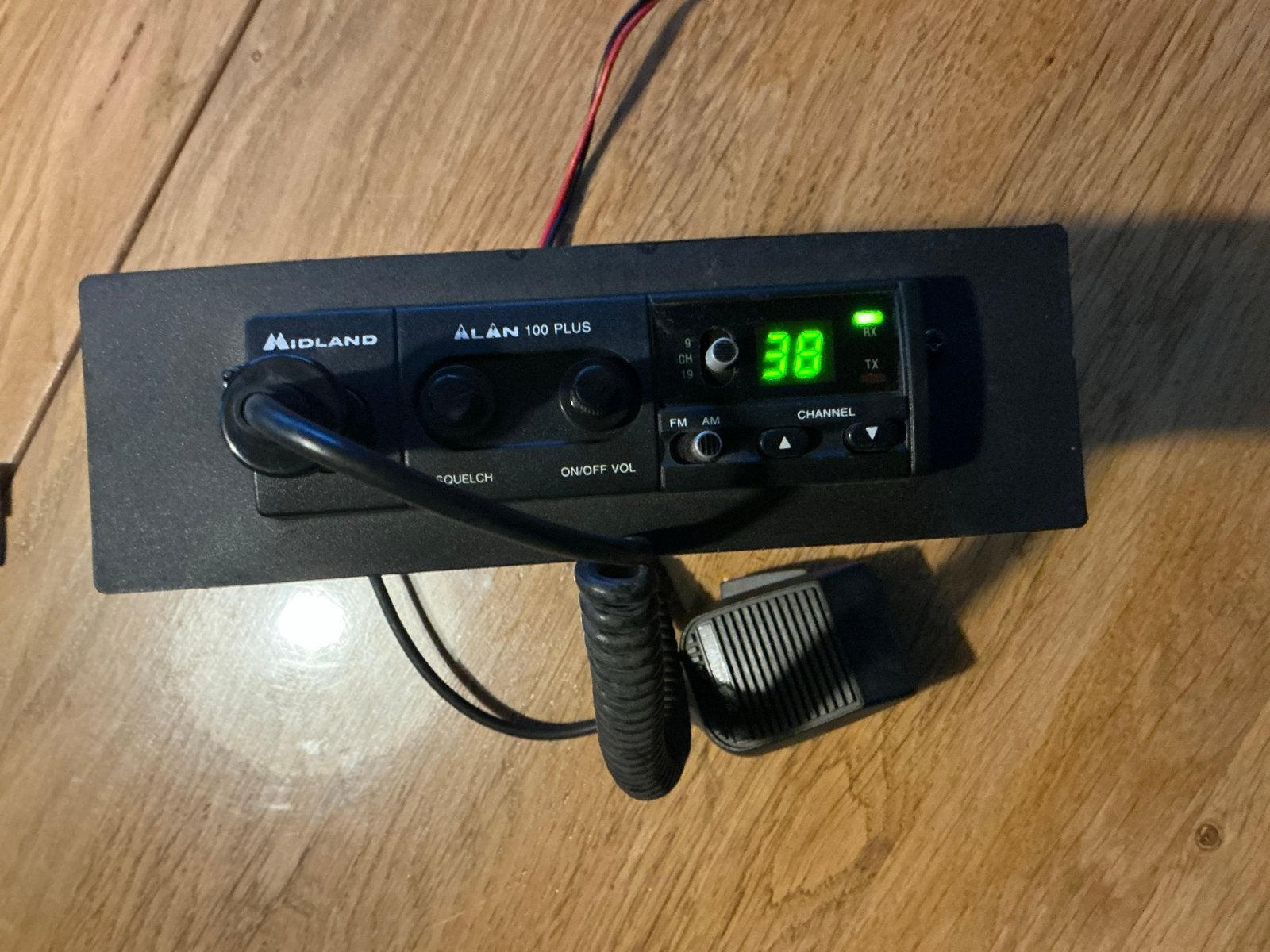 27 mc Midland Alan 100 Plus CB Transceiver, Ophalen of Verzenden, Gebruikt, 15 km of meer, Portofoon of Walkie-talkie