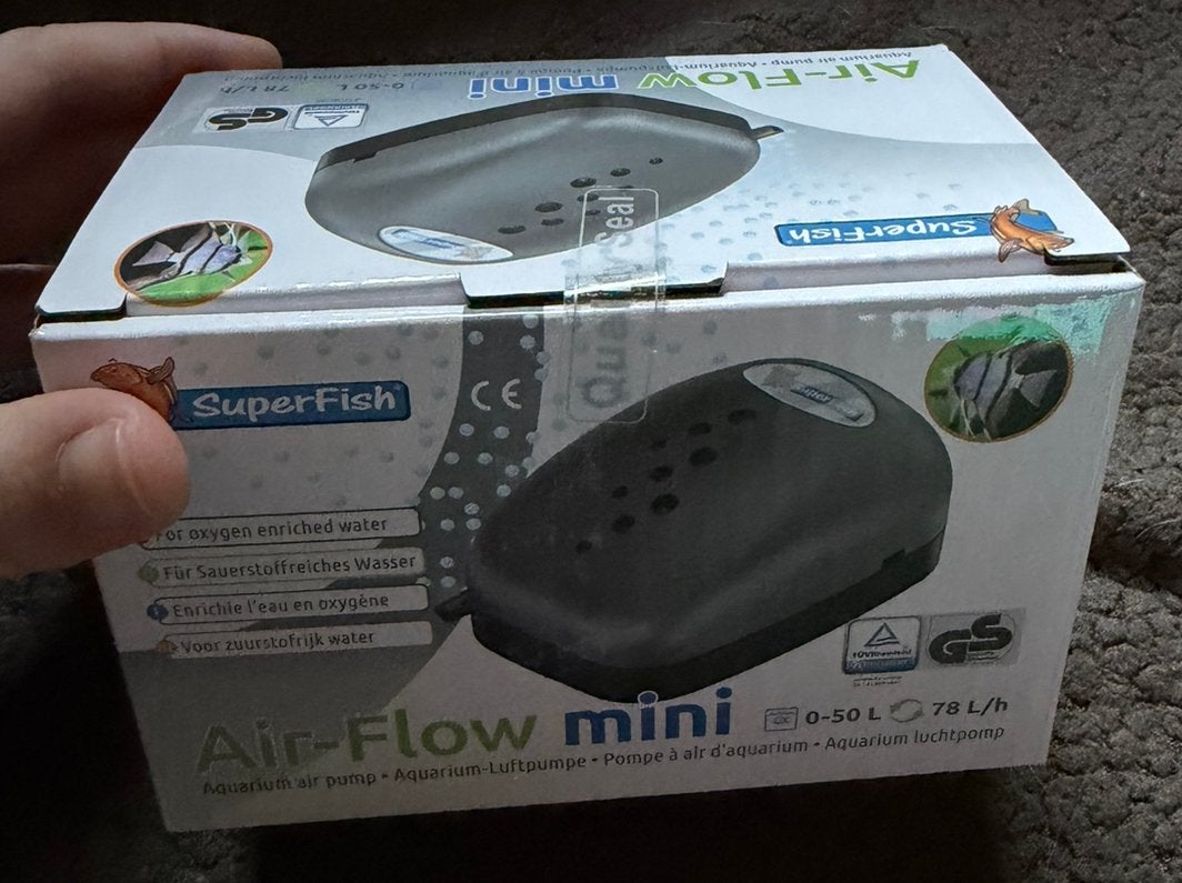 Superfish Air Flow Mini Voor Aquarium, Ophalen of Verzenden, Nieuw, CO₂-systeem, Superfish